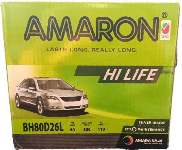 AMARON CAR BATTERY-BH80D26L